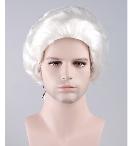 White Colonial Wig